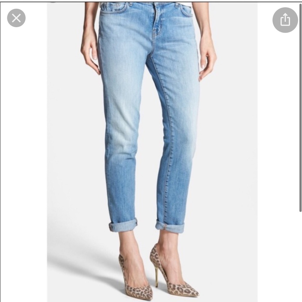 J Brand Jake skinny boyfriend jean in eternal blue size 28